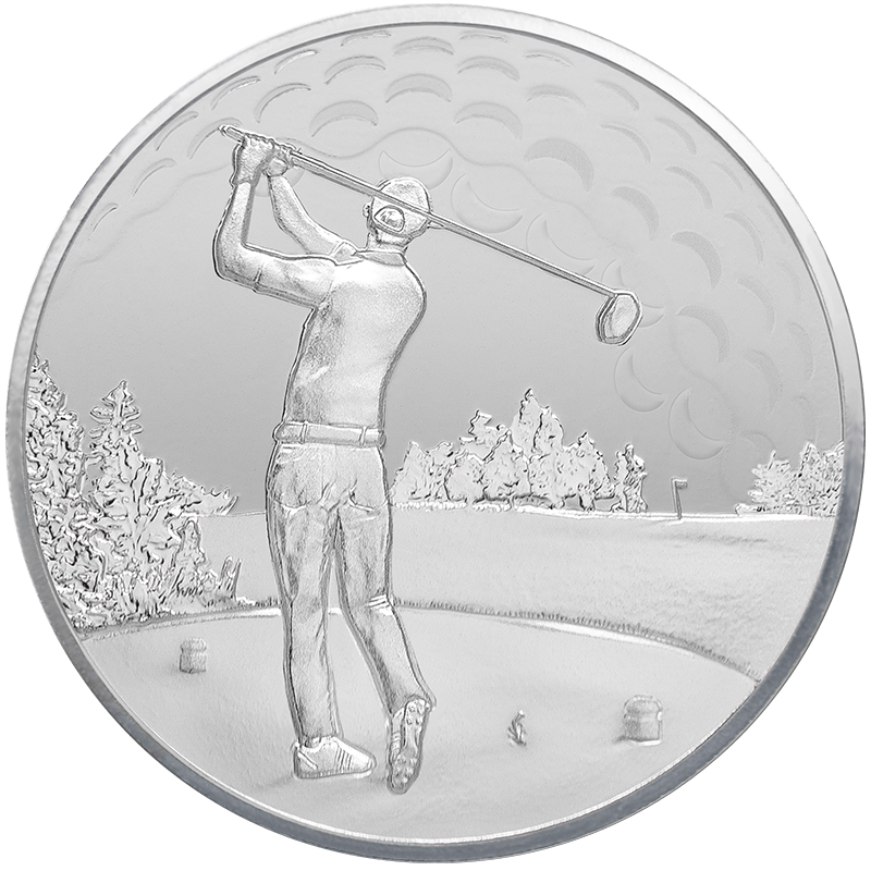 Image pour Rond d’argent TD Golfeur de 1 oz à partir de Métaux précieux TD